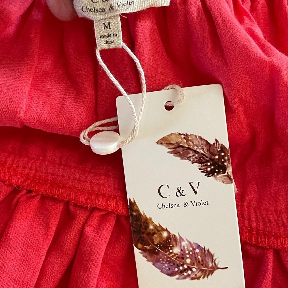 Chelsea & Violet 100% cotton lined Boho raglan seersucker/embroidery tunic/dress - Picture 6 of 10